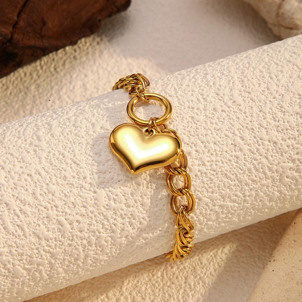 Aurora Heart Bracelet