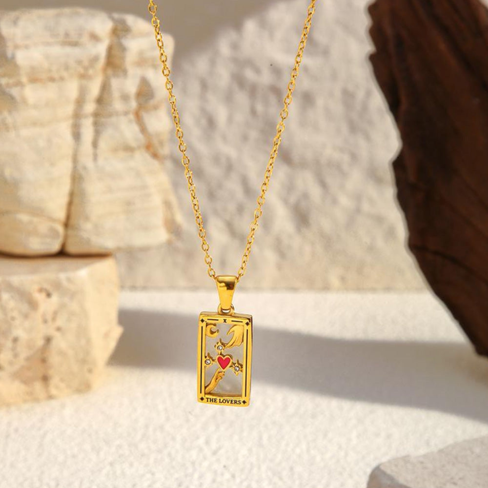 Velour Heart Moon Square Jewelry