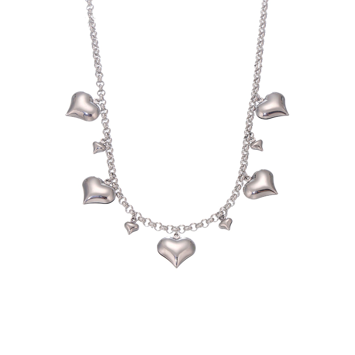 Big and Small Heart Necklace