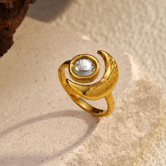Luna Moon Ring