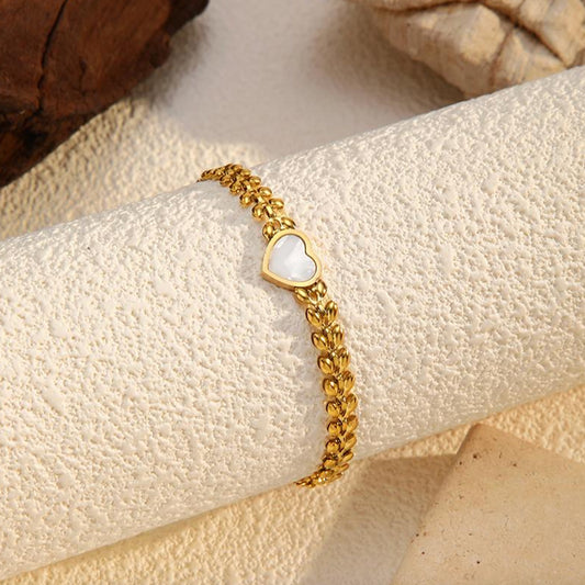 Velour Heart Bracelet