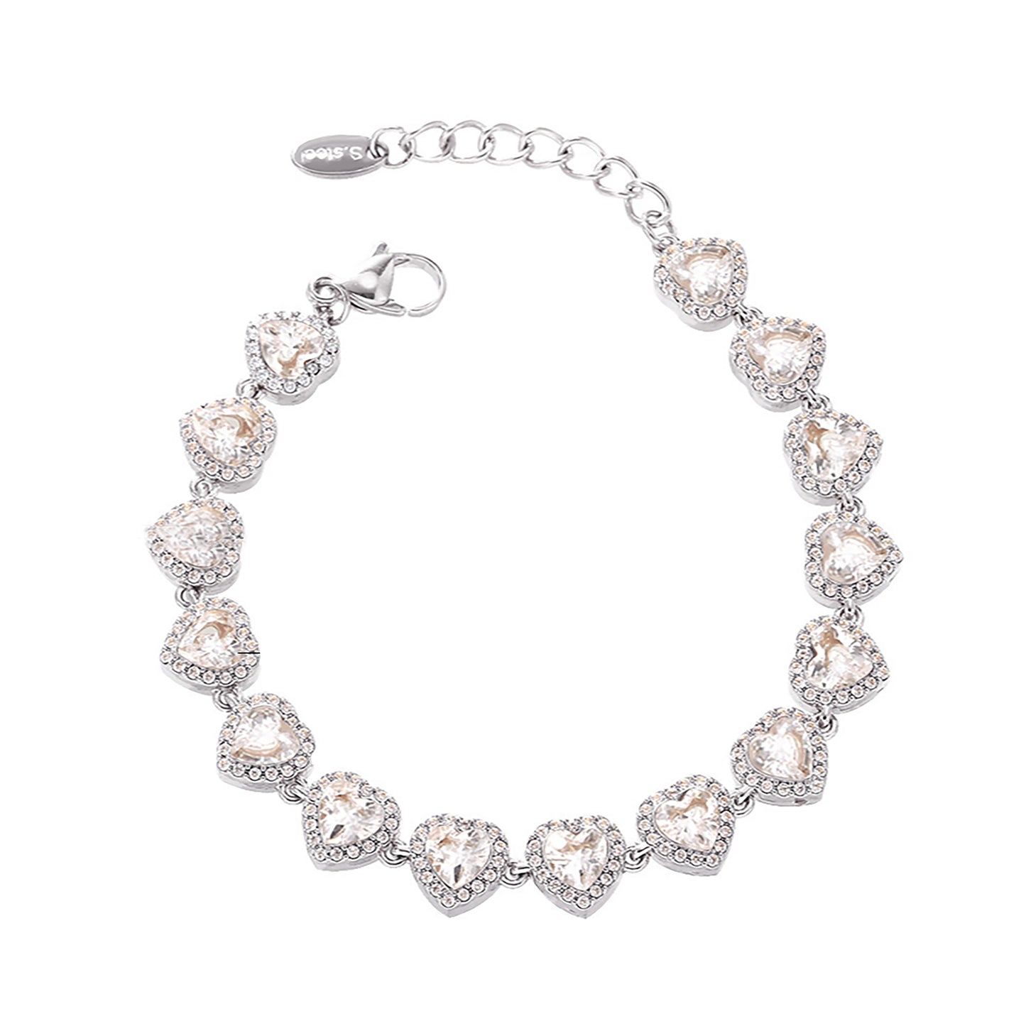 Colorful heart bracelet