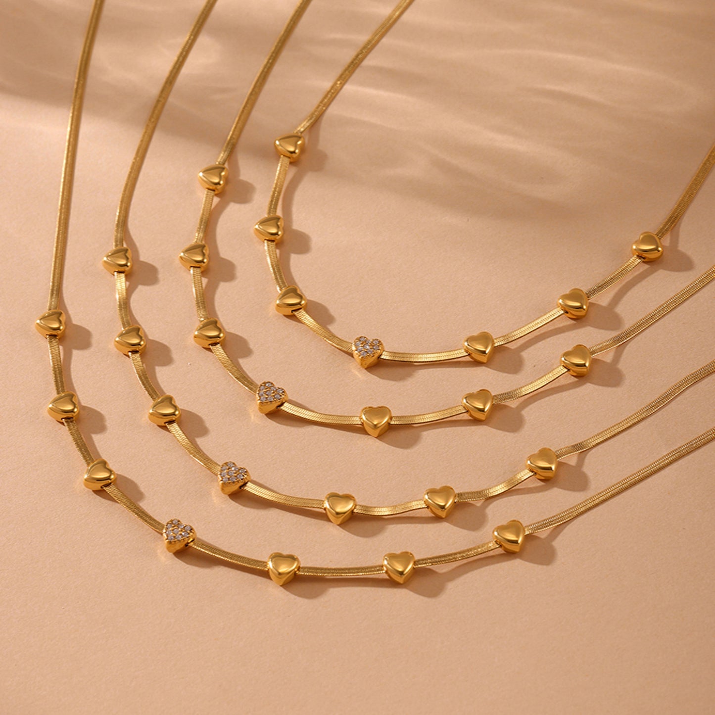 Pure Heart Chunky Chain Necklace