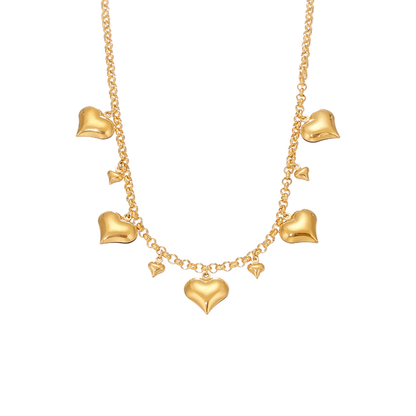 Big and Small Heart Necklace