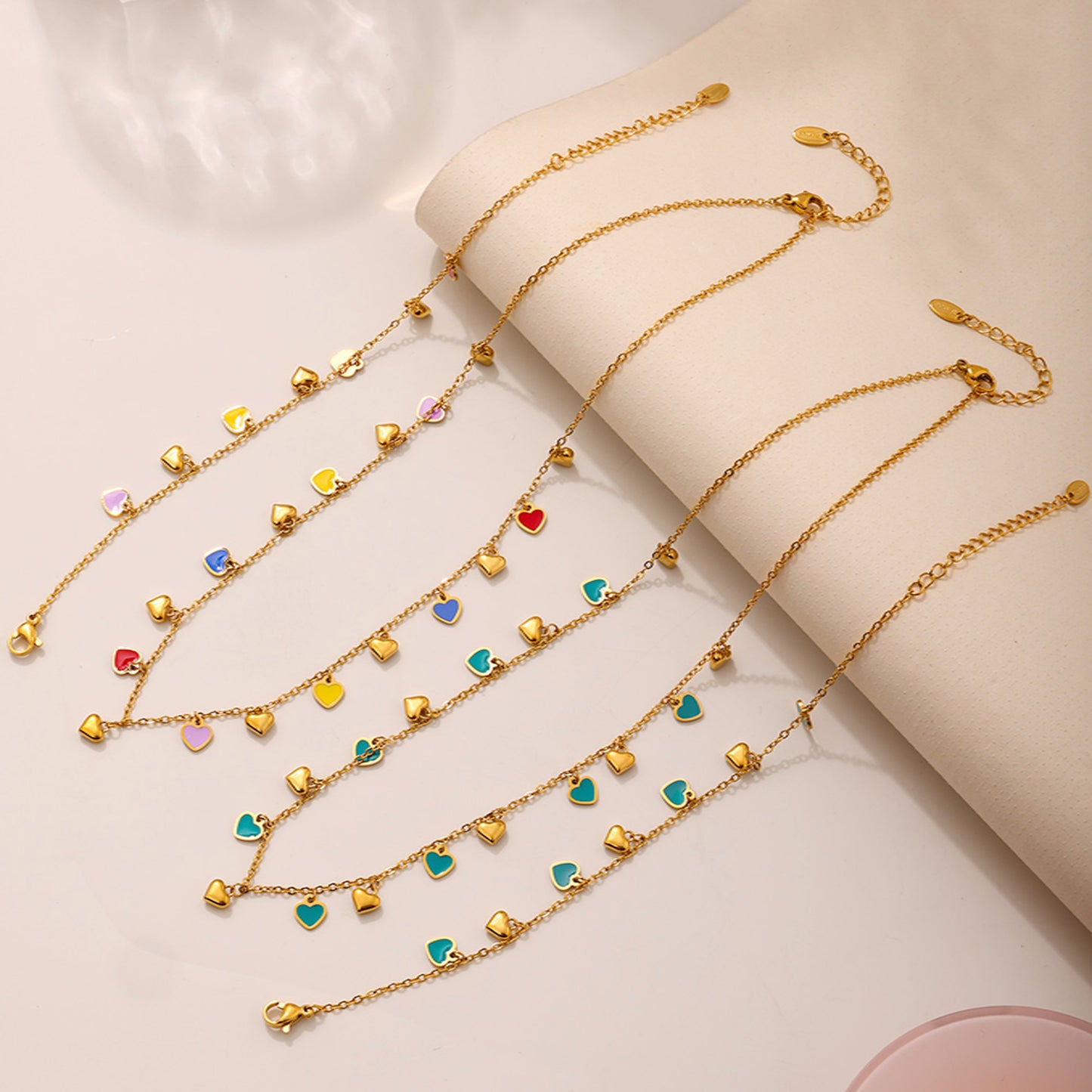 Colorful Heart Bracelet