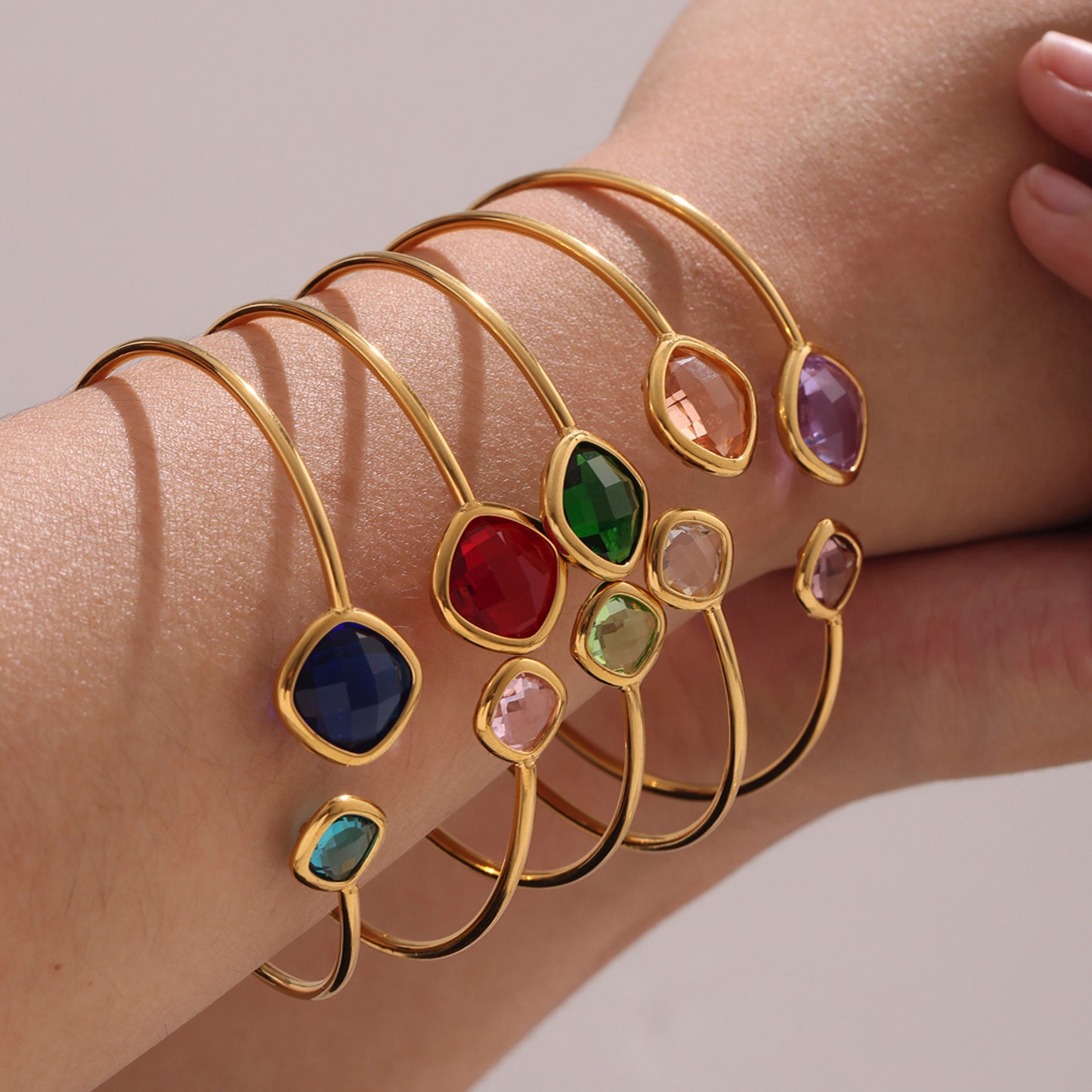 Colorful Double Circle Bracelet
