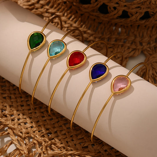 Classic Colorful Teardrop Bracelet