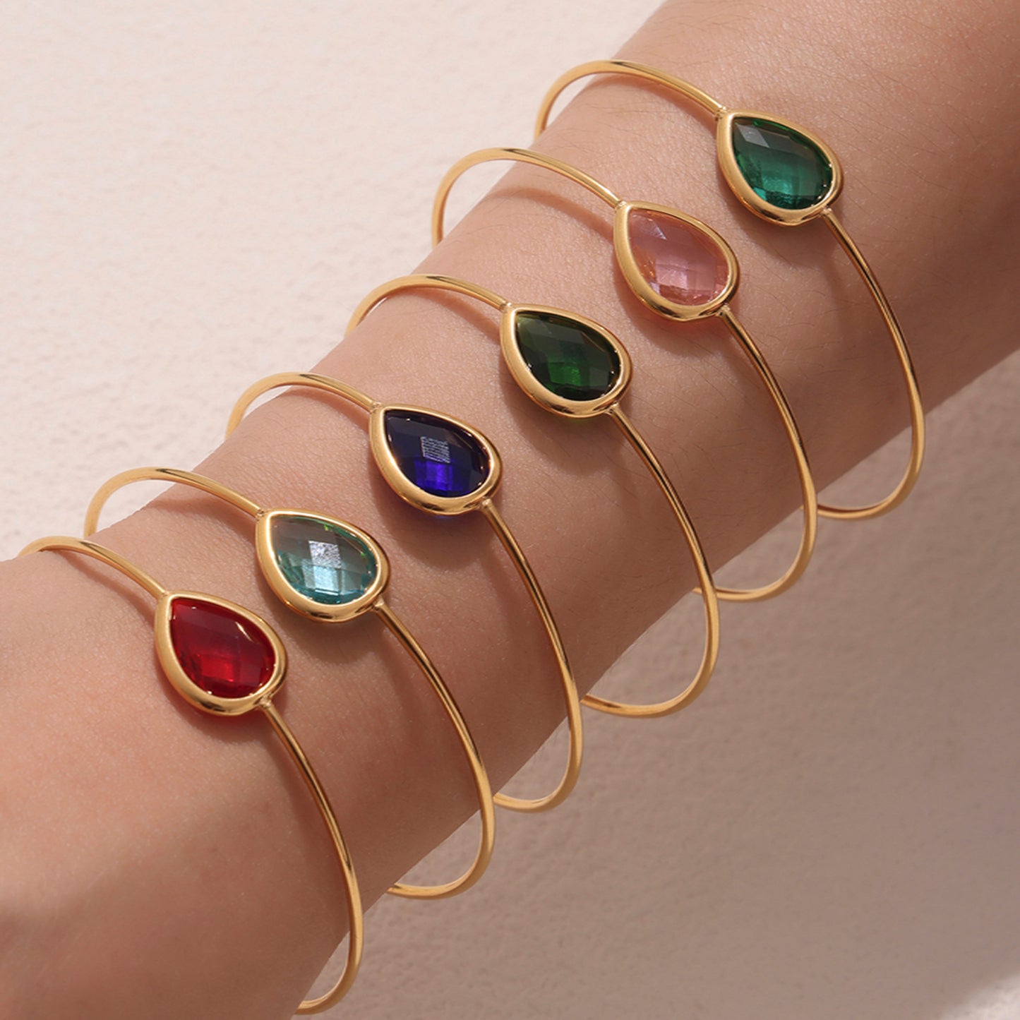 Classic Colorful Teardrop Bracelet