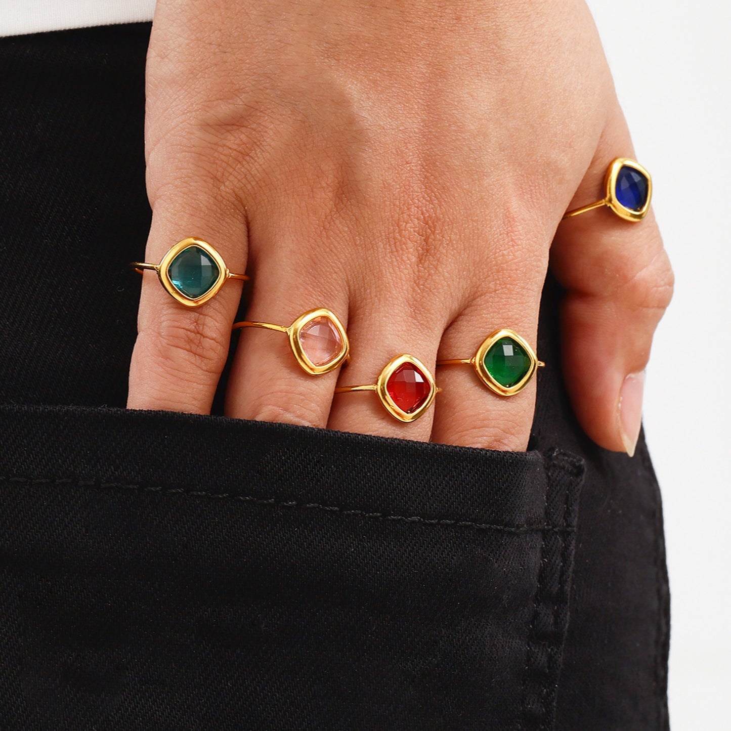 Minimalist Colorful Ring